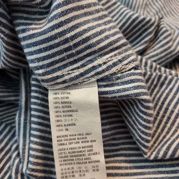 Abercrombie Striped Button Up Medium - Picture 6 of 6